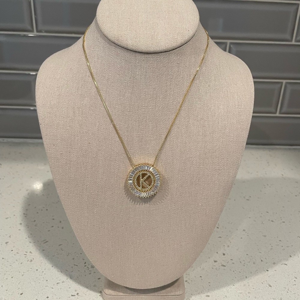 K Letter Necklace